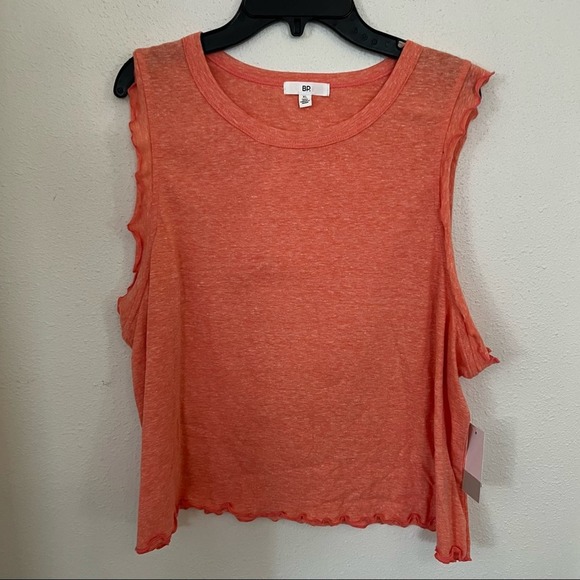 New BP Coral Crop Top Tank Women's size XL - Picture 1 of 4